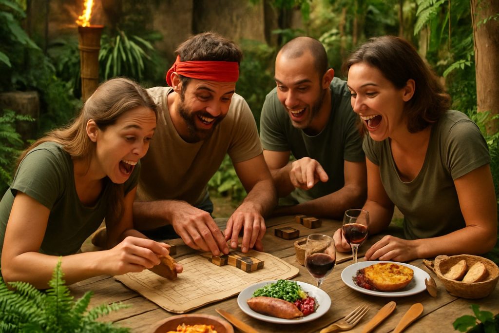 découvrez koh lanta lyon, un escape game d’aventure immersif proche de chez vous ! vivez une expérience unique inspirée de la célèbre émission, mêlant défis, esprit d’équipe et adrénaline. réservez vite votre aventure inoubliable à lyon !