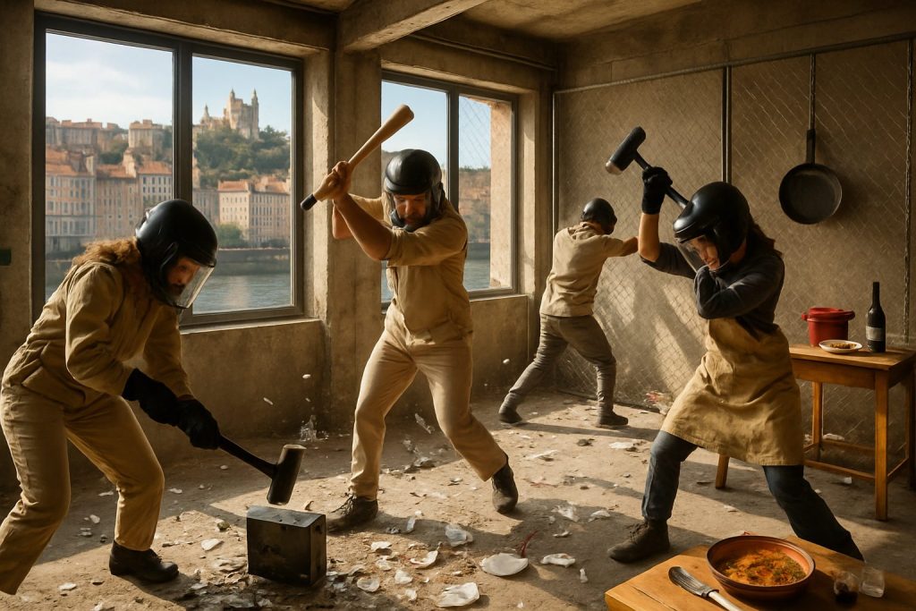 découvrez comment réserver votre expérience unique de défoulement dans une rage room à lyon. libérez votre stress en toute sécurité et amusez-vous comme jamais !