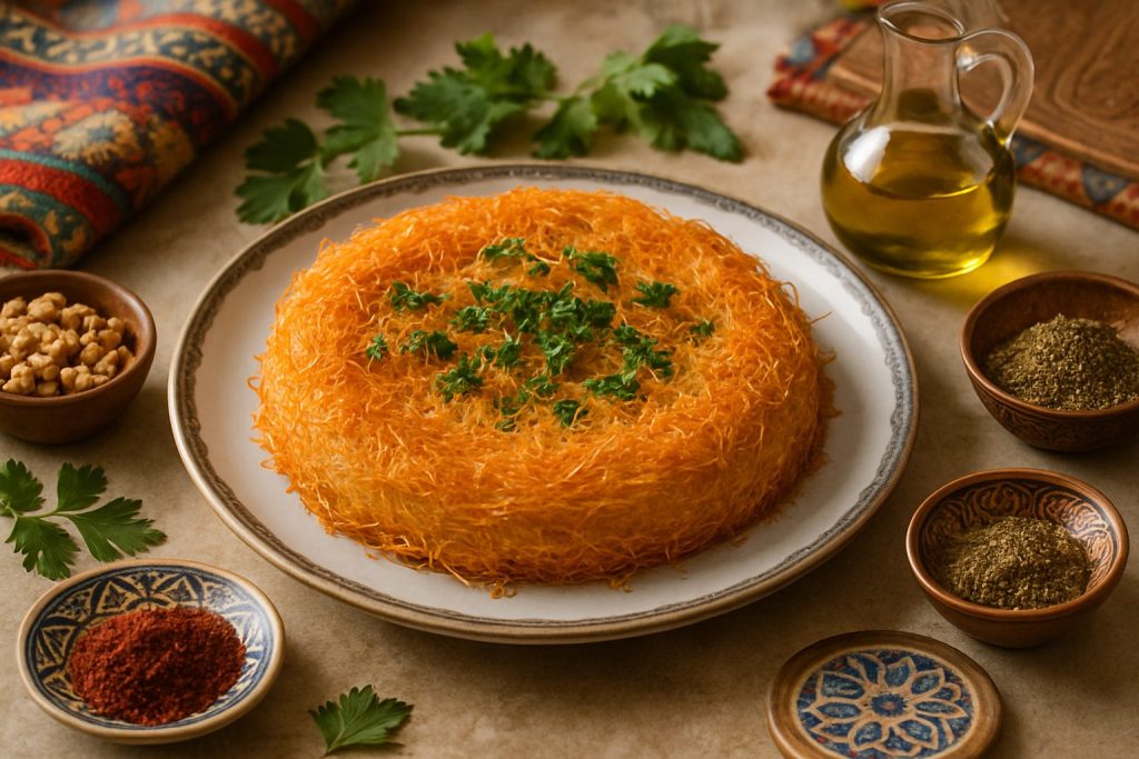 découvrez notre recette facile et gourmande de kadaïf salé, un plat délicieusement croustillant à tester absolument pour régaler vos papilles.