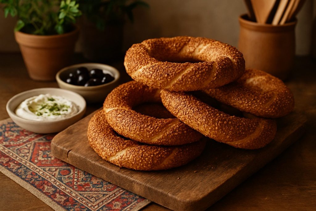 découvrez notre recette simple et rapide pour préparer un simit turc croustillant chez vous. un pain savoureux et traditionnel à savourer à tout moment de la journée.